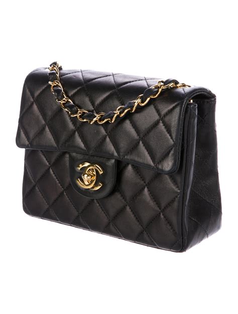 chanel classic mini flap bag with top handle|vintage Chanel mini flap bag.